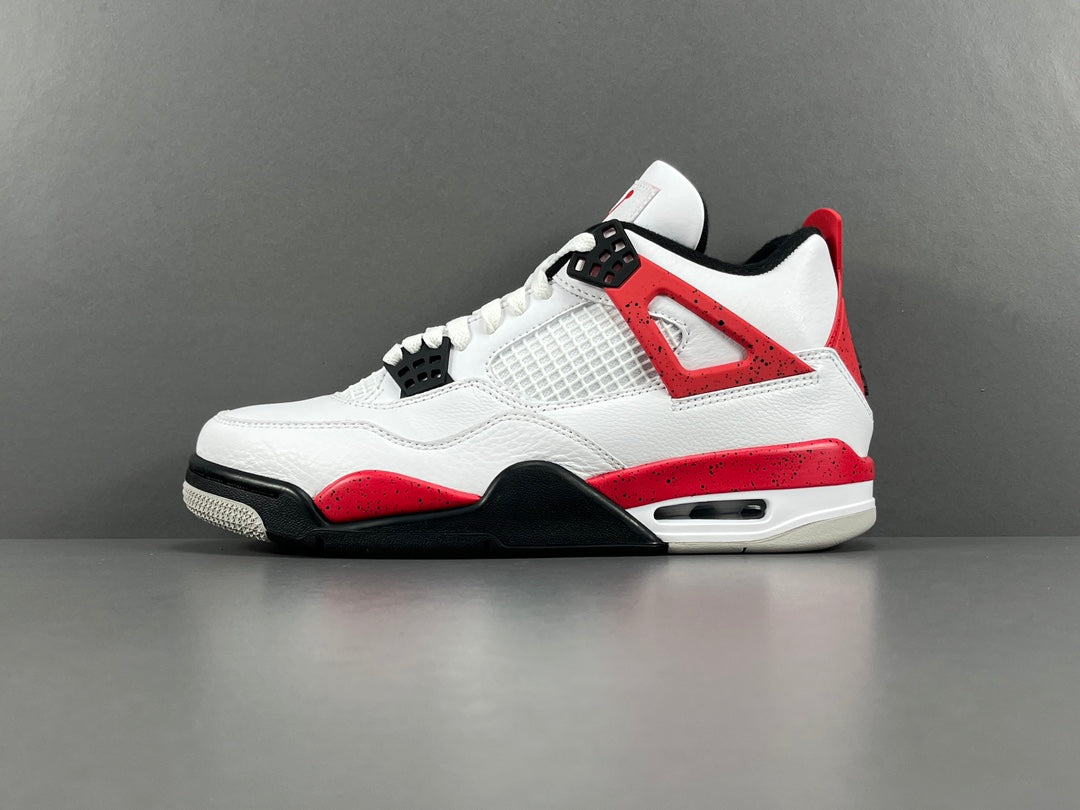 Air Jordan Air 4 "Neutral Grey " "Red Cenent